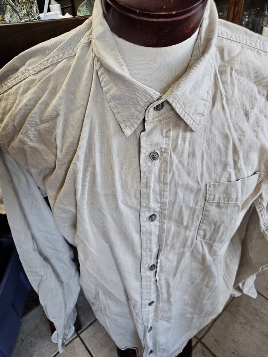 Wrangler Other - Wrangler Tan Button Down Shirt Men's Size 2XL Long Sleeve